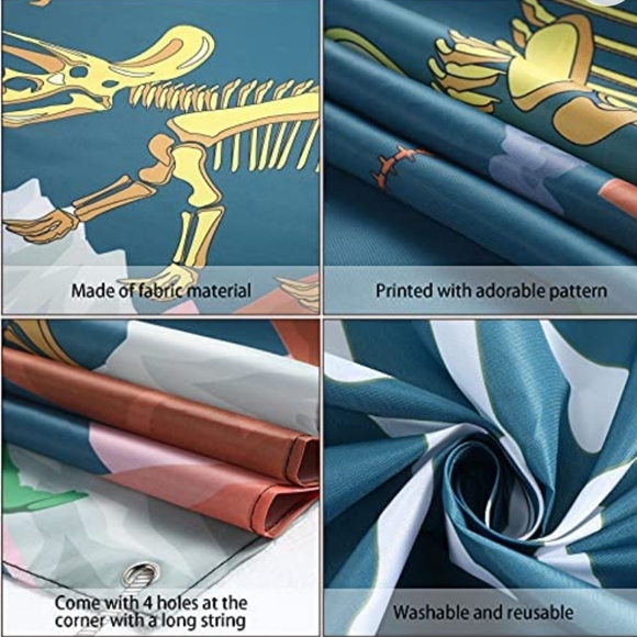 🆕️🛍 Dinosaur Birthday Banner 🆕️🛍 - Picture 3 of 3